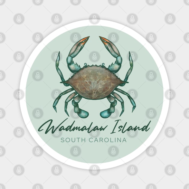 Wadmalaw Island South Carolina SC Magnet by carolinafound